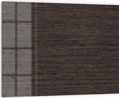 Produktbild von DEQORI Küchenrückwand Glas 80x60 cm 'Holz horizontal gemasert' Spritzschutz Bad Rückwand