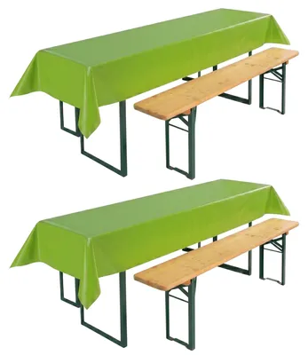 Produktbild von Beautex Party Tischdecke abwaschbar 100x250, für Biertisch geeignet