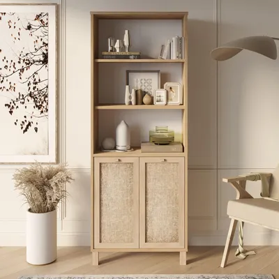 Produktbild von Skye Decor, Hochwertiges Bücherregal aus Eiche, 69,5 cm, 100% Melamin