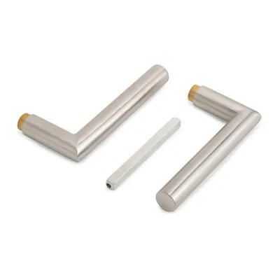 Produktbild von Emuca Türgriffe für Innentüren, Türgriffe für Glastürschlösser, L-R Modell, Edelstahl