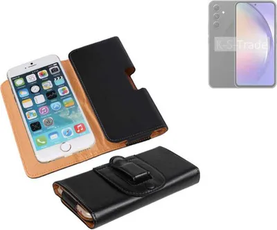 Produktbild von K-S-Trade Schützhülle Handyhülle kompatibel mit Samsung Galaxy A54 5G Holster Gürtel Tasche Schutzhülle Handy-Tasche Smartphone Case Seitentasche