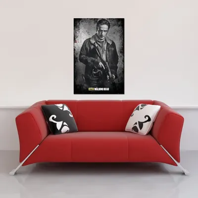 Obrázek produktu pro Walking Dead plakát Rick černobílý