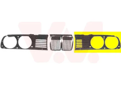 Produktbild von VAN WEZEL 0620511 Kühlergrill Frontgrill für BMW 3 Limousine (E30) Links