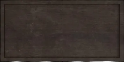 Produktbild von vidaXL Wandregal Dunkelbraun 120x60x(2-4)cm Massivholz Eiche Behandelt