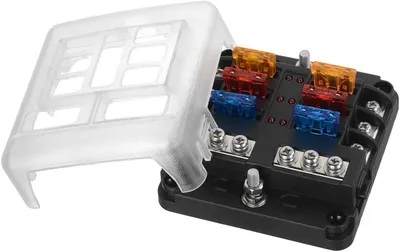 6-fach Sicherungskasten ATO/ATC wasserdicht mit LED-Anzeige