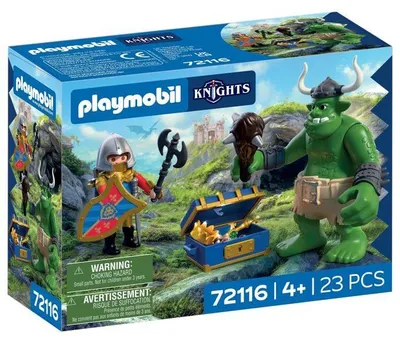 Zdjęcie produktu dla PLAYMOBIL 72116 Trolle i skarb, Rycerze Lwa, Seria: Przygody Rycerzy, 23 elementy, od 4 roku życia