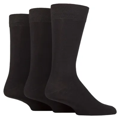 Produktbild von SOCKSHOP - 3er Pack Herren Bambus Socken Gemustert & Uni