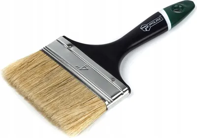 Produktbild von Flacher Pinsel ENGLISH, gemischte Borsten, 10 cm, Polax