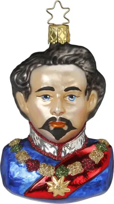 Produktbild von INGE-GLAS Weihnachts-Hänger König Ludwig II Büste