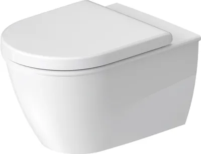 Produktbild von DURAVIT Wand-WC Darling New Tiefspüler offener Spülrand weiß glänzend ohne WC-Sitz 2557090000