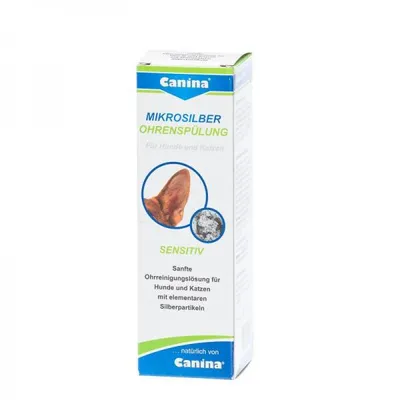 Zdjęcie produktu dla Canina microsilver płyn do płukania uszu 100ml
