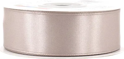 Produktbild von Satinband 25mm x 25m Rolle Taupe