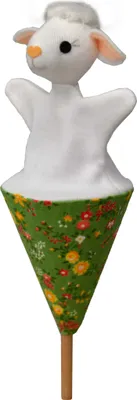 Produktbild von Tütenkasper / Tütenpuppen Schaf 20 cm Mehrfarbig, 13409A