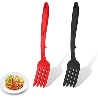 Productafbeelding van Flexibele siliconen spatel - 2 stuks. Anti-aanbaklaag en hittebestendig. Keukenaccessoire en kookhulpmiddel - 180,1 gram
