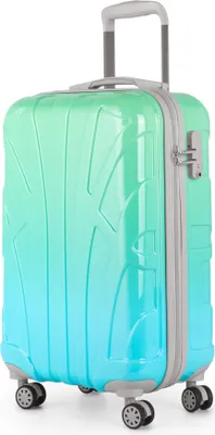 A single suitcase is shown against a white background.
