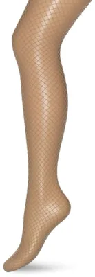 Produktbild von Bonnie Doon Netzstrumpfhose, hautfarben beige, Damengröße S/M 38/40 – Netzstrumpfhose – Fischernetzmuster – Bequeme Passform – Strapazierfähiges Material – Superelastisch – Transparent – Sand – BN751994.342