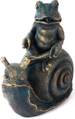Produktbild von esotec Wasserspeier Lilly & Nelly Einzelfigur mit Schlauch Polyresin 100775