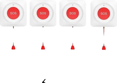 Produktbild von Panikknopf, Notfallalarm, Smart-Home-Kompatibilität, 4PCS