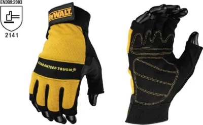 Produktbild von DEWALT - 1/2 Synthetik gepolsterte Lederhandschuhe