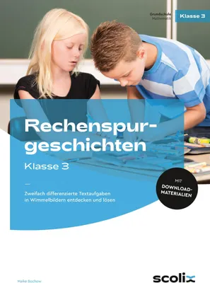 Produktbild von Rechenspurgeschichten Klasse 3