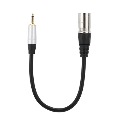 Image de Câble adaptateur 3.5mm Câble adaptateur audio 3.5mm vers XLR Câble mono mâle vers 3PIN mâle