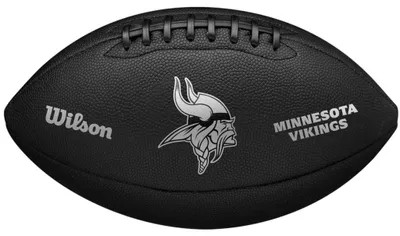 Imagen del producto de Balón de fútbol americano de la NFL, equipo Minnesota Vikings, marca Wilson, modelo metálico