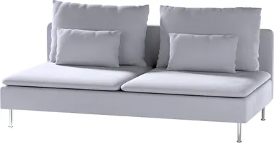 Produktbild von Dekoria Bezug für Söderhamn Sitzelement 3, grau, Bezug für Sitzelement 3