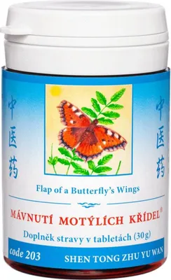 Obrázek produktu pro 203 Mávnutí motýlích křídel (SHEN TONG ZHU YU WAN), 100 tbl