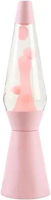 Produktbild von I-TOTAL® Lavalampe Magie Lavaspektakel Einzigartig Pastell Rosa Spaceship