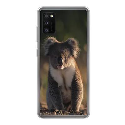 Produktbild von MuchoWow® Handyhülle Schutzhülle Hülle für Samsung Galaxy A41 Koala - Sonne - Tier - Kinder - Jungen - Mädchen Silikon Softcase Handy Hülle - Mobiltelefon
