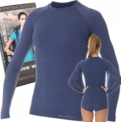 Obrázek produktu pro Dámská Vlněná Lyžařská Blůza Brubeck Merino L