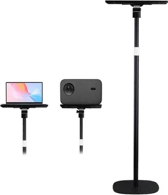 Productafbeelding van Projector standaard - Vloerstandaard - Filmavond thuis - In hoogte verstelbaar - Max 7 kg - Zwart