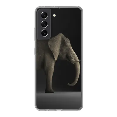 Produktbild von MuchoWow® Handyhülle Schutzhülle Hülle für Samsung Galaxy S21 FE Elefant - Tiere - Licht Silikon Softcase Handy Hülle - Mobiltelefonhülle