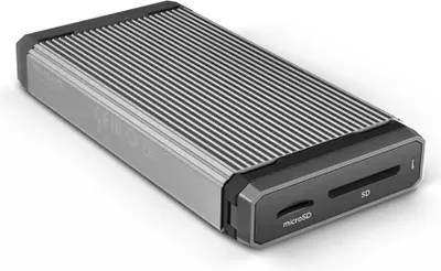 Zdjęcie produktu dla Czytnik kart SanDisk SDPR5A8-0000-GBAND USB 3.2 Gen 1 (3.1 Gen 1) Type-C czarny, srebrny