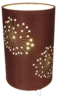 Produktbild von Näve 3035114 Stoff-Tischleuchte ; Farbe: Braun