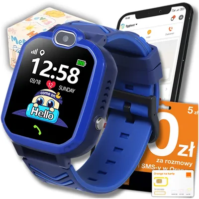 Zdjęcie produktu dla Smartwatch Dla Dzieci Zegarek Lokalizator Lbs +Sim