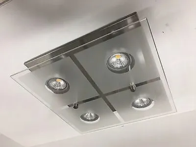 Produktbild von Eglo LED Deckenleuchte Cabo-SD Nickel matt/Chrom 4 x 5W GU10 320lm 3 Step Dimming