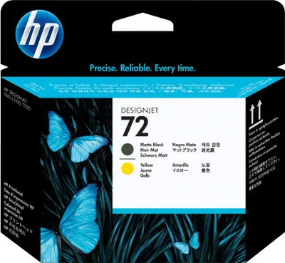 Immagine prodotto di HP 72 Testina di stampa giallo nero opaco