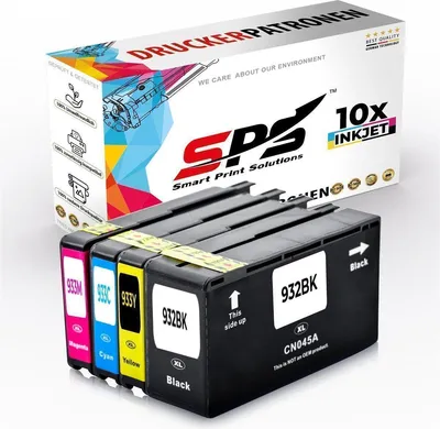 Produktbild von 10er Multipack Set kompatibel für HP Officejet 7610 (CR769A) Druckerpatronen 932XL 933XLL