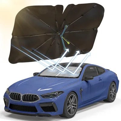 Produktbild von Auto-Sonnenschutz für die Frontscheibe - UV-Schutz - 140 x 75 cm