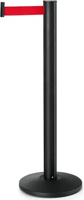 Produktbild von 2x Abgrenzungspfosten Gurtband integriert 3 Meter rot Joinflex