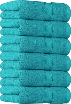 Produktbild von Famanu Handtuchset 6 Stück - 41 x 71 cm, 100% ringgesponnen Baumwolle, ultraweich und sehr saugfähig