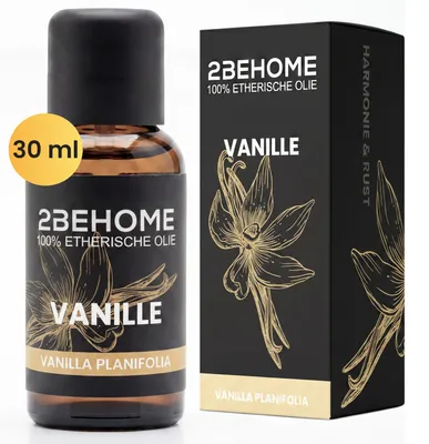 Productafbeelding van 2BEHOME Etherische Olie Vanille - 30 ML - 1 Stuk