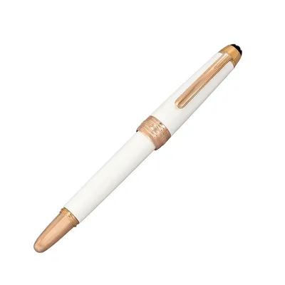 Produktbild von Montblanc Meisterstück White Solitaire Red Gold Hommage À W.A. Mozart 118 Rollerball Pen 111942