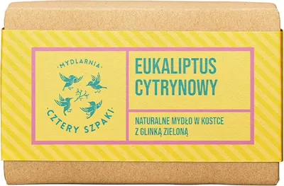Produktbild von FOUR STARLINGS Eukalyptus-Zitrone Naturseife, 110 g