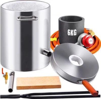 Obrázok produktu pre Taviaca pec - taviaci téglik - kováčska pec - 6 kg - 1482 stupňov Celzia - taviaca pec