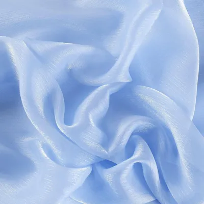Tüllstoff 150 cm breit, Polyester, 3 m Länge, zeeblauw