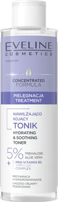 Produktbild von Eveline Cosmetics Skoncentrowana Formuła Nawilżająco-kojący tonik, 200 ml