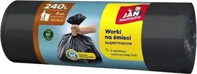 Obrázek produktu pro JN LDPE pytle na odpadky černé 240L 8ks