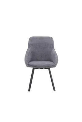Produktbild von Venture Home Stuhl Rosie Grau 2er-Pack